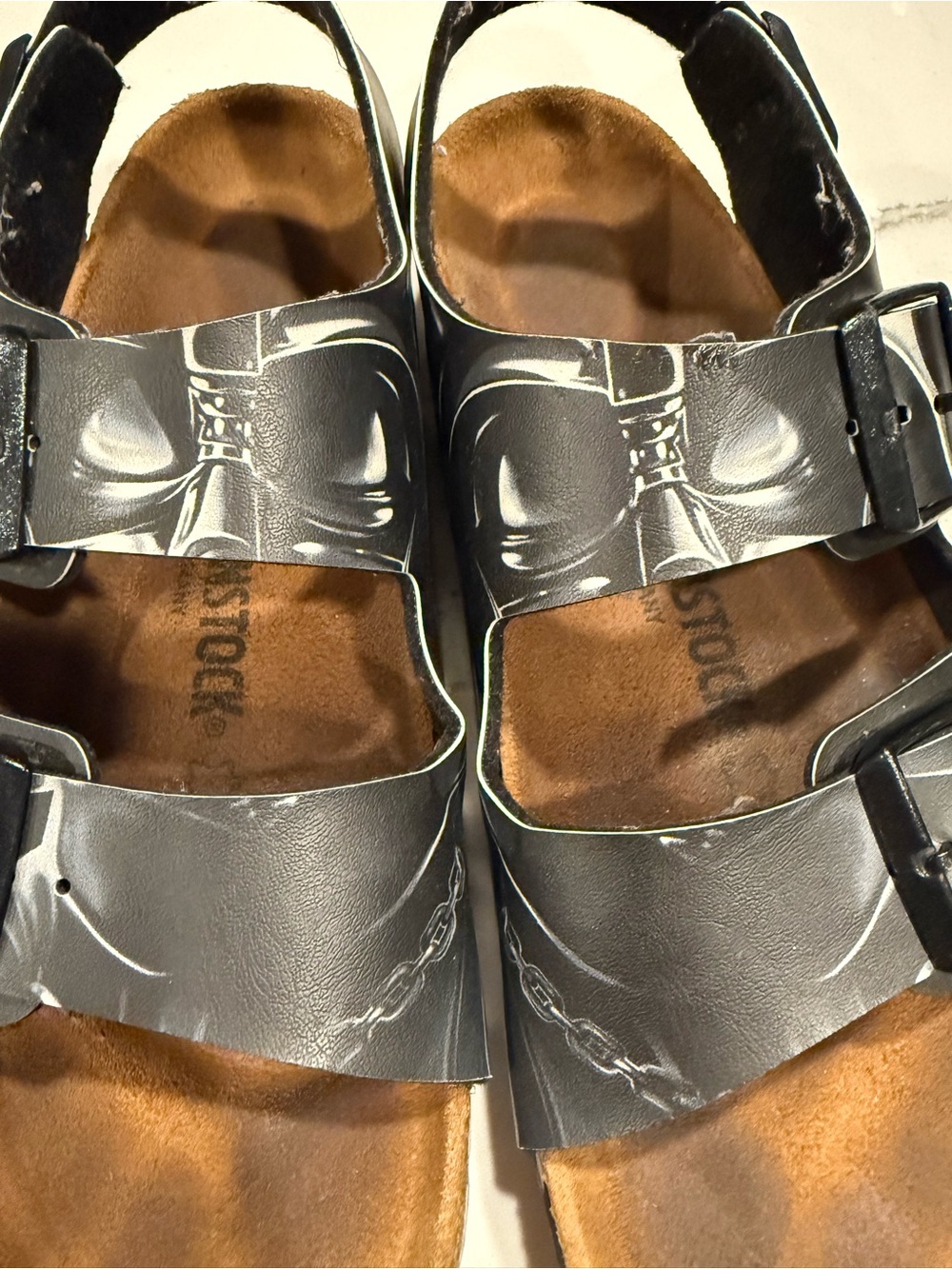 Star Wars Birkenstock Black Strap Sandals size 39